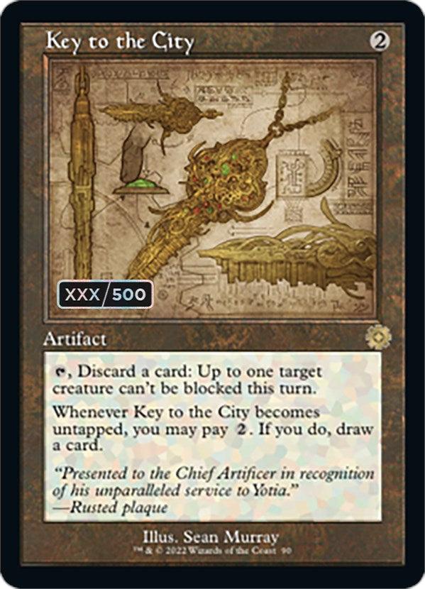 Key to the City (Retro Schematic) (Serial Numbered) [The Brothers' War Retro Artifacts] - La Boîte Mystère ( The Mystery Box)