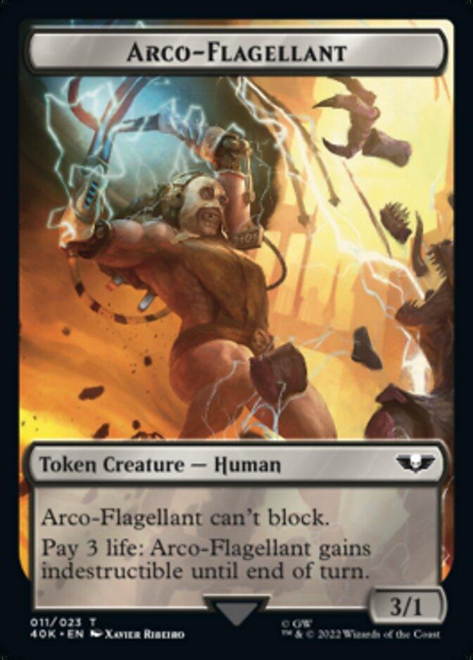 Soldier (004) // Arco-Flagellant Double-sided Token (Surge Foil) [Universes Beyond: Warhammer 40,000 Tokens] - La Boîte Mystère ( The Mystery Box)