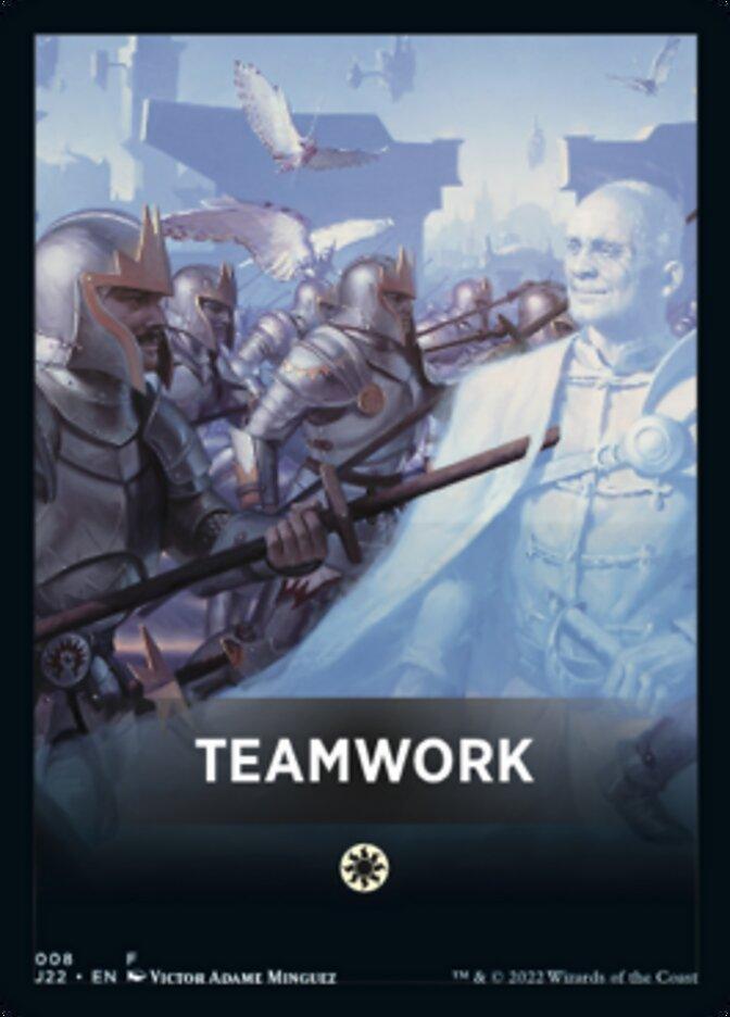 Teamwork Theme Card [Jumpstart 2022 Front Cards] - La Boîte Mystère ( The Mystery Box)