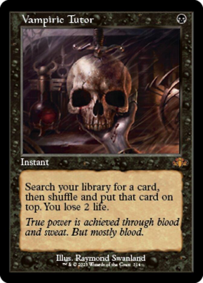 Vampiric Tutor (Retro) [Dominaria Remastered] - La Boîte Mystère ( The Mystery Box)