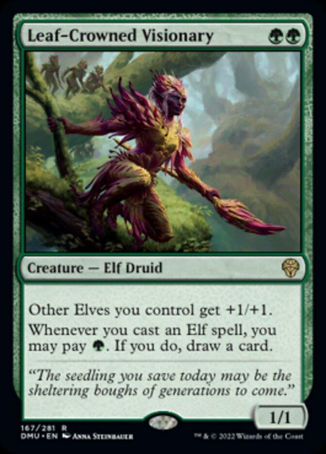 Leaf-Crowned Visionary [Dominaria United] - La Boîte Mystère ( The Mystery Box)