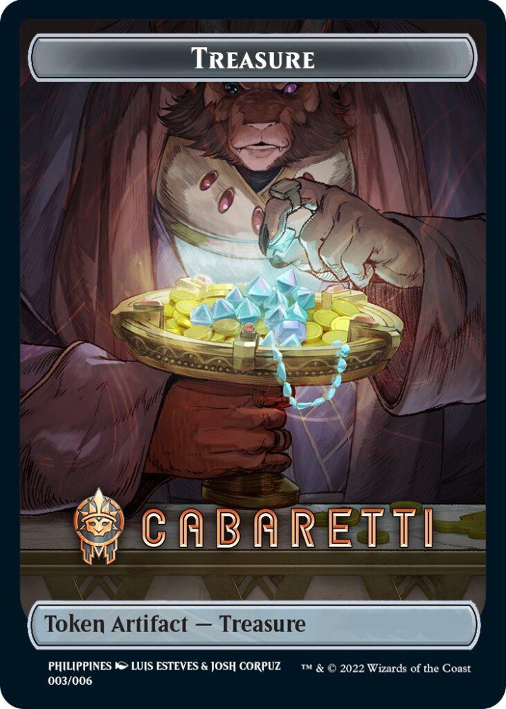 Treasure Token (Cabaretti) (Southeast Asia Artists) [Streets of New Capenna Tokens] - La Boîte Mystère ( The Mystery Box)