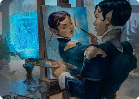 Parnesse, the Subtle Brush Art Card [Streets of New Capenna Art Series] - La Boîte Mystère ( The Mystery Box)