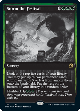 Storm the Festival [Innistrad: Double Feature] - La Boîte Mystère ( The Mystery Box)