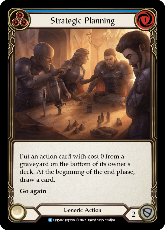 Strategic Planning (Blue) [UPR202] (Uprising) Rainbow Foil - La Boîte Mystère ( The Mystery Box)