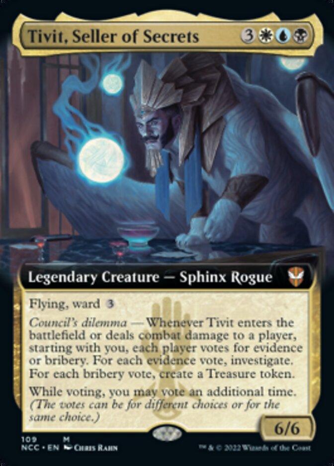 Tivit, Seller of Secrets (Extended Art) [Streets of New Capenna Commander] - La Boîte Mystère ( The Mystery Box)