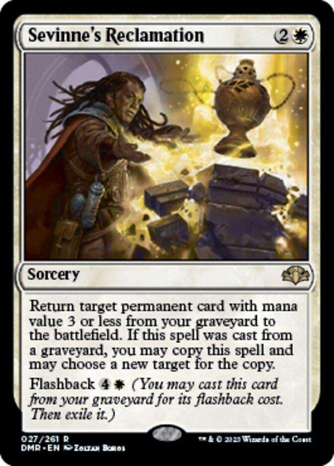 Sevinne's Reclamation [Dominaria Remastered] - La Boîte Mystère ( The Mystery Box)