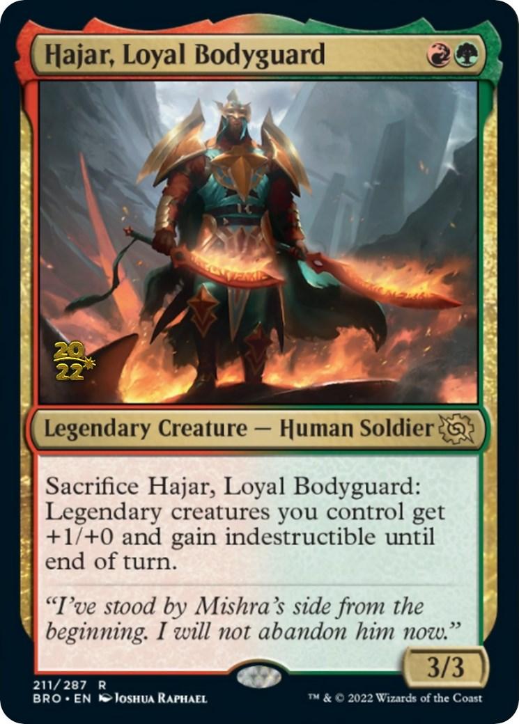 Hajar, Loyal Bodyguard [The Brothers' War: Prerelease Promos] - La Boîte Mystère ( The Mystery Box)