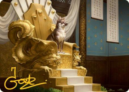 Yoshimaru, Ever Faithful Art Card (Gold-Stamped Signature) [Kamigawa: Neon Dynasty Art Series] - La Boîte Mystère ( The Mystery Box)