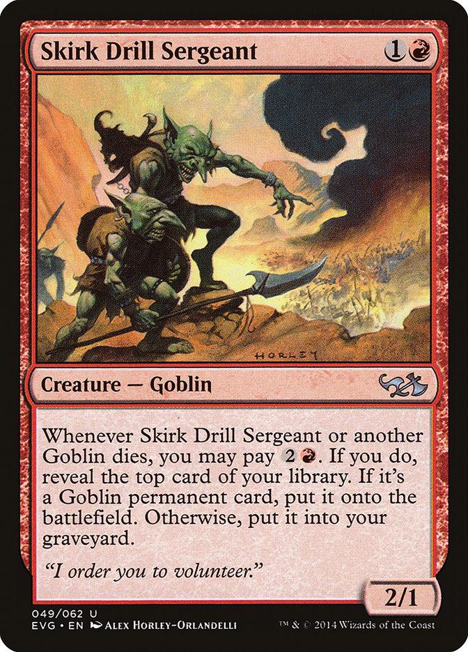 Skirk Drill Sergeant (Elves vs. Goblins) [Duel Decks Anthology] - La Boîte Mystère ( The Mystery Box)
