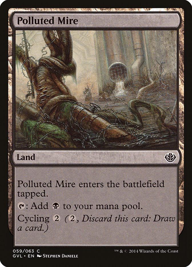 Polluted Mire (Garruk vs. Liliana) [Duel Decks Anthology] - La Boîte Mystère ( The Mystery Box)
