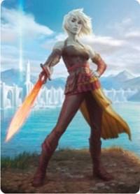 Nahiri, Heir of the Ancients 1 Art Card [Zendikar Rising Art Series] - La Boîte Mystère ( The Mystery Box)