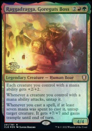 Raggadragga, Goreguts Boss [Commander Legends: Battle for Baldur's Gate Prerelease Promos] - La Boîte Mystère ( The Mystery Box)