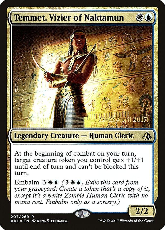 Temmet, Vizier of Naktamun [Amonkhet Prerelease Promos] - La Boîte Mystère ( The Mystery Box)