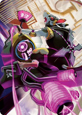 Nashi, Moon Sage's Scion Art Card [Kamigawa: Neon Dynasty Art Series] - La Boîte Mystère ( The Mystery Box)