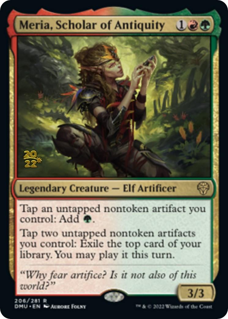 Meria, Scholar of Antiquity [Dominaria United Prerelease Promos] - La Boîte Mystère ( The Mystery Box)