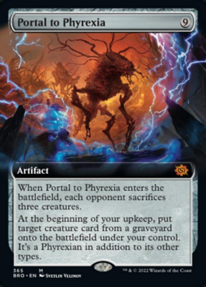 Portal to Phyrexia (Extended Art) [The Brothers' War] - La Boîte Mystère ( The Mystery Box)