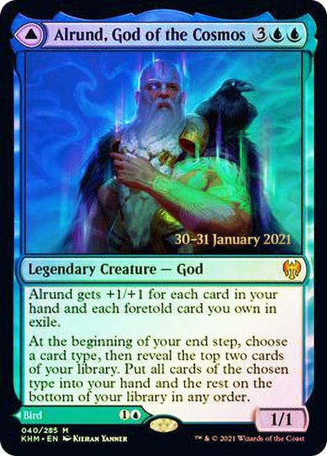 Alrund, God of the Cosmos // Hakka, Whispering Raven [Kaldheim Prerelease Promos] - La Boîte Mystère ( The Mystery Box)