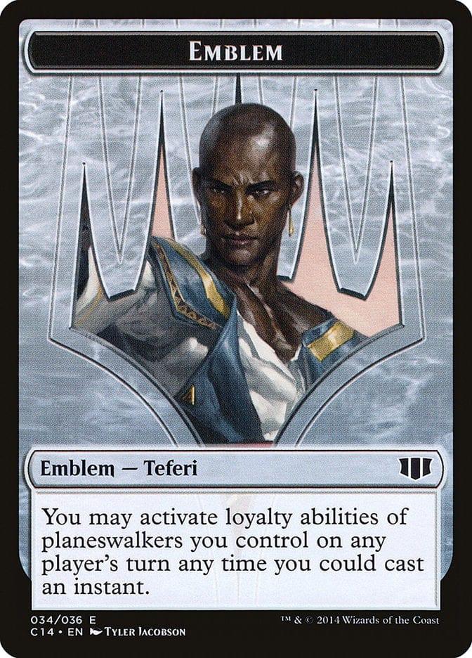 Teferi, Temporal Archmage Emblem // Zombie (011/036) Double-sided Token [Commander 2014 Tokens] - La Boîte Mystère ( The Mystery Box)