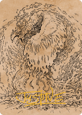 Nemesis Phoenix Art Card (Gold-Stamped Signature) [Commander Legends: Battle for Baldur's Gate Art Series] - La Boîte Mystère ( The Mystery Box)