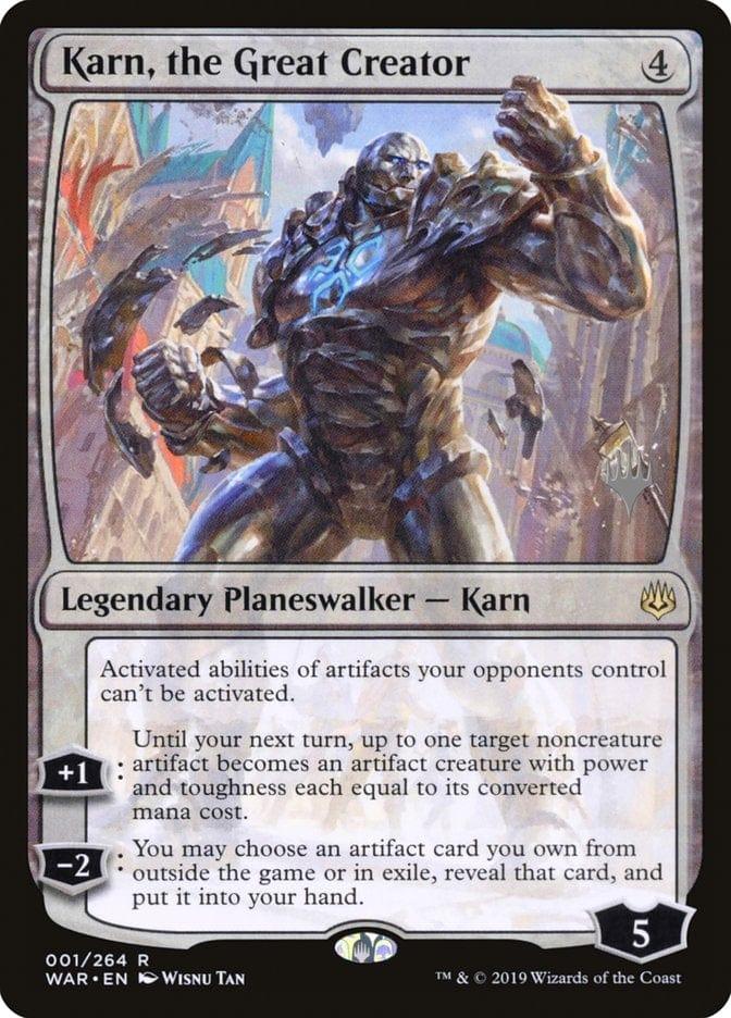 Karn, the Great Creator (Promo Pack) [War of the Spark Promos] - La Boîte Mystère ( The Mystery Box)