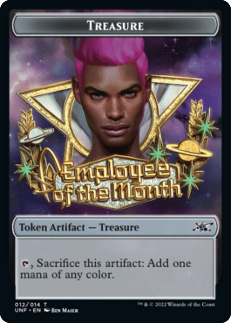 Squirrel // Treasure (012) Double-sided Token [Unfinity Tokens] - La Boîte Mystère ( The Mystery Box)