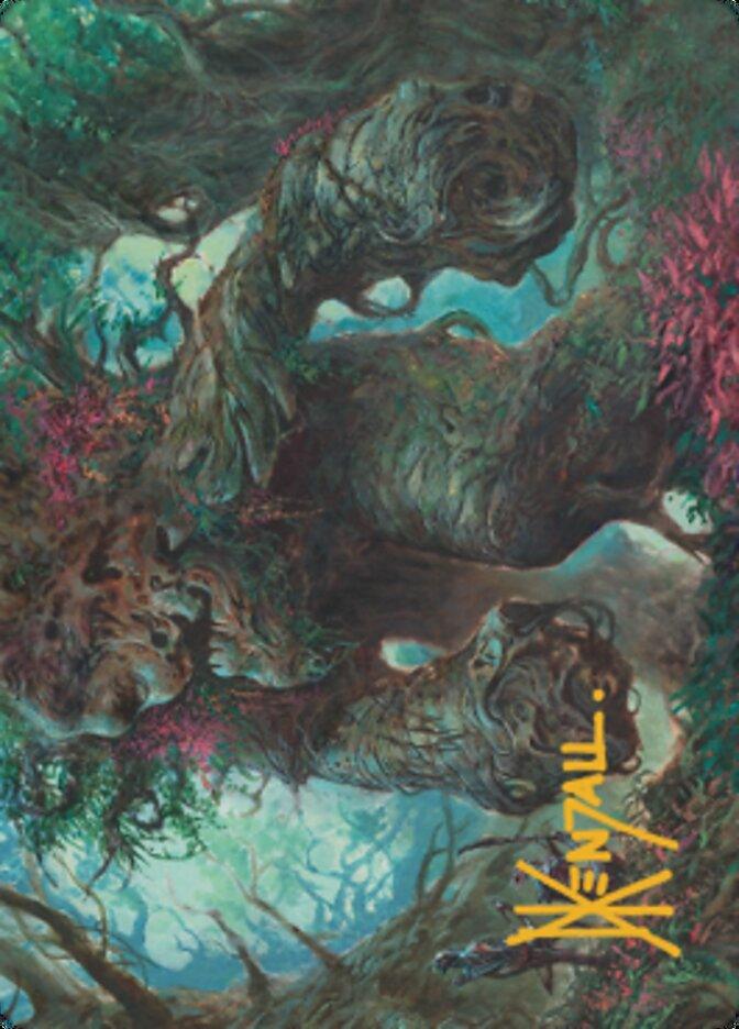 Magnigoth Sentry Art Card (Gold-Stamped Signature) [Dominaria United Art Series] - La Boîte Mystère ( The Mystery Box)