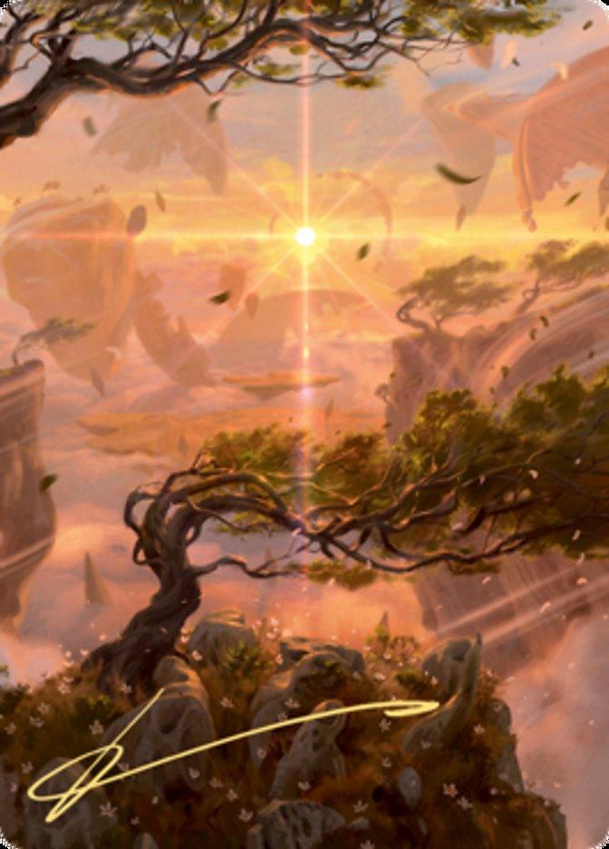 Windswept Heath Art Card (Gold-Stamped Signature) [Zendikar Rising Art Series] - La Boîte Mystère ( The Mystery Box)