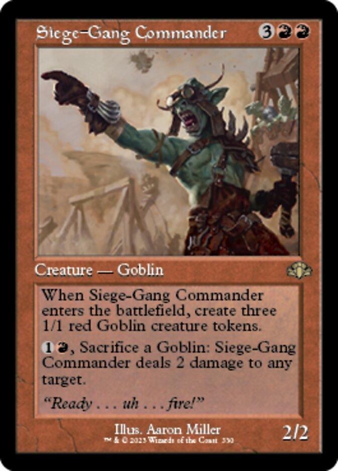 Siege-Gang Commander (Retro) [Dominaria Remastered] - La Boîte Mystère ( The Mystery Box)