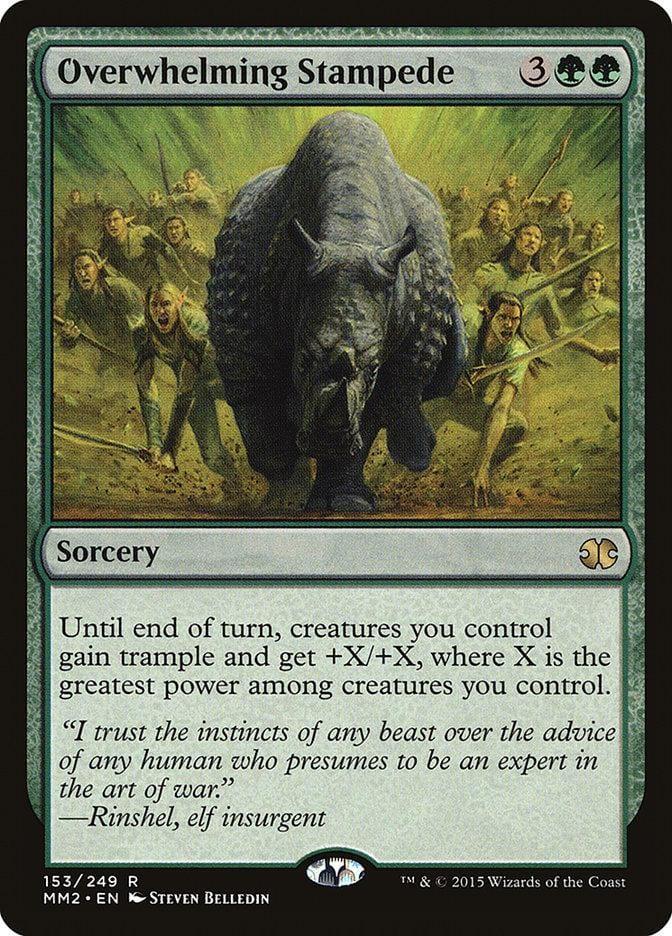 Overwhelming Stampede [Modern Masters 2015] - La Boîte Mystère ( The Mystery Box)