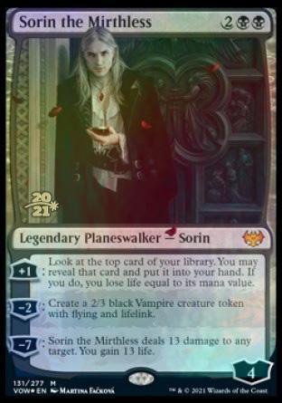 Sorin the Mirthless [Innistrad: Crimson Vow Prerelease Promos] - La Boîte Mystère ( The Mystery Box)