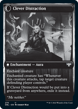 Distracting Geist // Clever Distraction [Innistrad: Double Feature] - La Boîte Mystère ( The Mystery Box)
