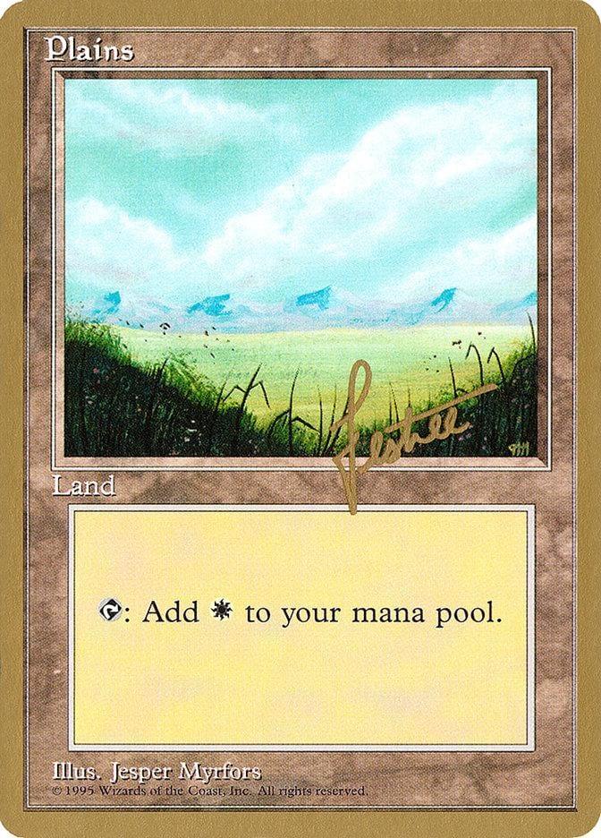 Plains (bl366) (Bertrand Lestree) [Pro Tour Collector Set] - La Boîte Mystère ( The Mystery Box)