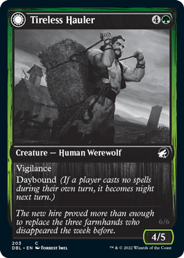 Tireless Hauler // Dire-Strain Brawler [Innistrad: Double Feature] - La Boîte Mystère ( The Mystery Box)