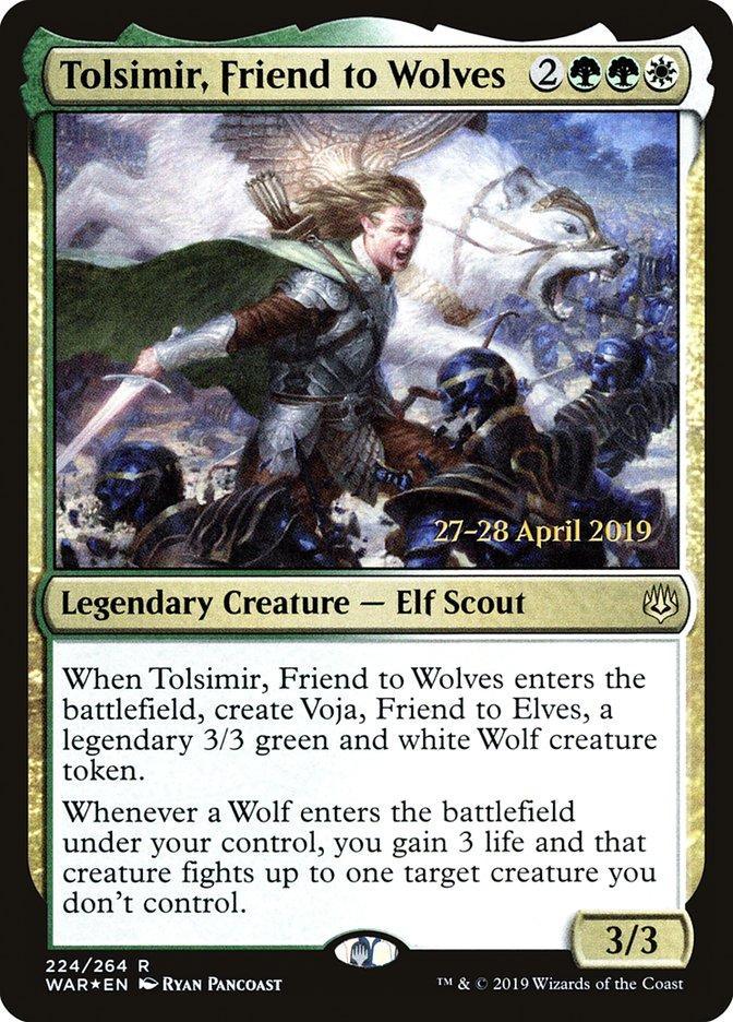 Tolsimir, Friend to Wolves [War of the Spark Prerelease Promos] - La Boîte Mystère ( The Mystery Box)