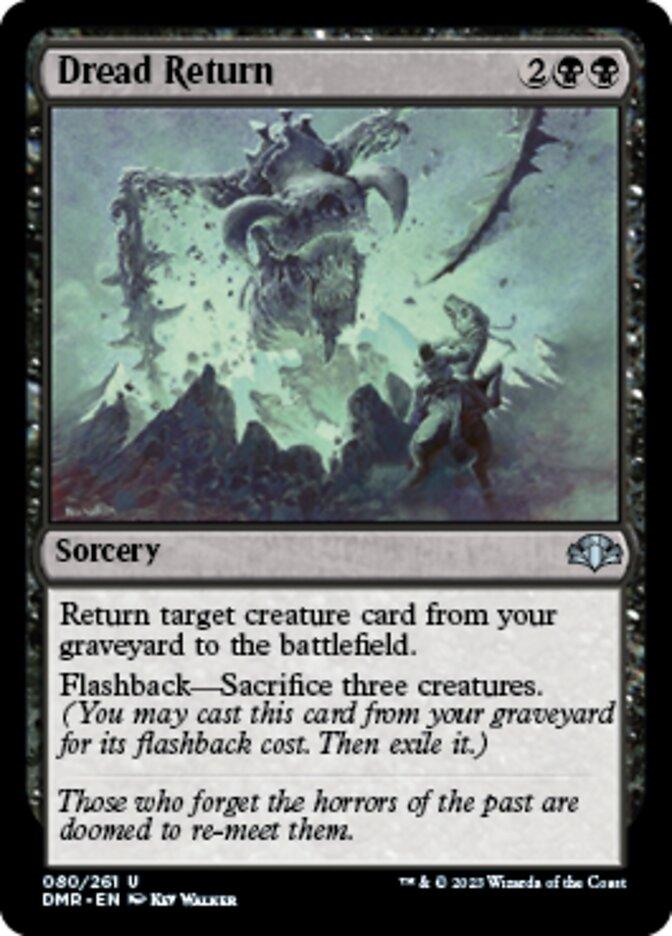 Dread Return [Dominaria Remastered] - La Boîte Mystère ( The Mystery Box)