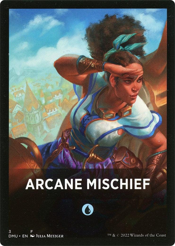 Arcane Mischief Theme Card [Dominaria United Tokens] - La Boîte Mystère ( The Mystery Box)