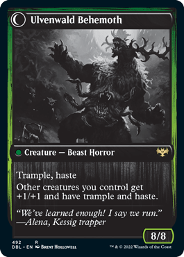 Ulvenwald Oddity // Ulvenwald Behemoth [Innistrad: Double Feature] - La Boîte Mystère ( The Mystery Box)