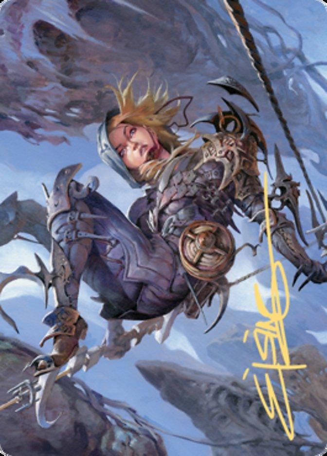 Blackbloom Rogue Art Card (Gold-Stamped Signature) [Zendikar Rising Art Series] - La Boîte Mystère ( The Mystery Box)