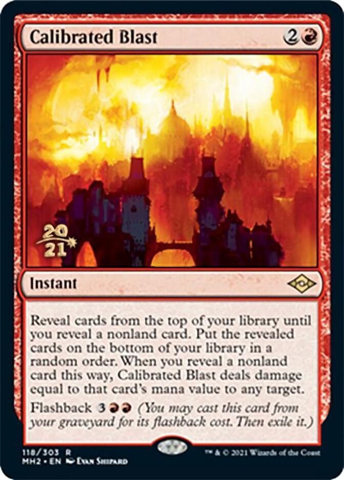 Calibrated Blast [Modern Horizons 2 Prerelease Promos] - La Boîte Mystère ( The Mystery Box)