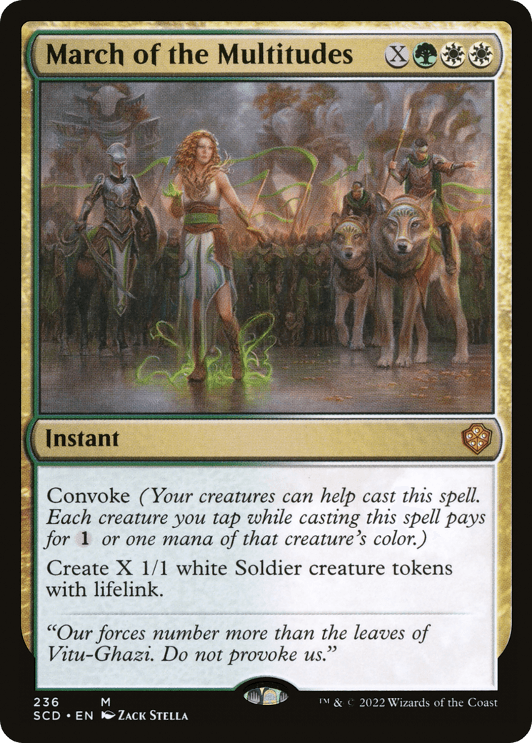 March of the Multitudes [Starter Commander Decks] - La Boîte Mystère ( The Mystery Box)