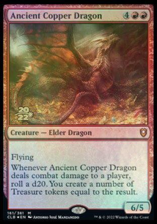 Ancient Copper Dragon [Commander Legends: Battle for Baldur's Gate Prerelease Promos] - La Boîte Mystère ( The Mystery Box)