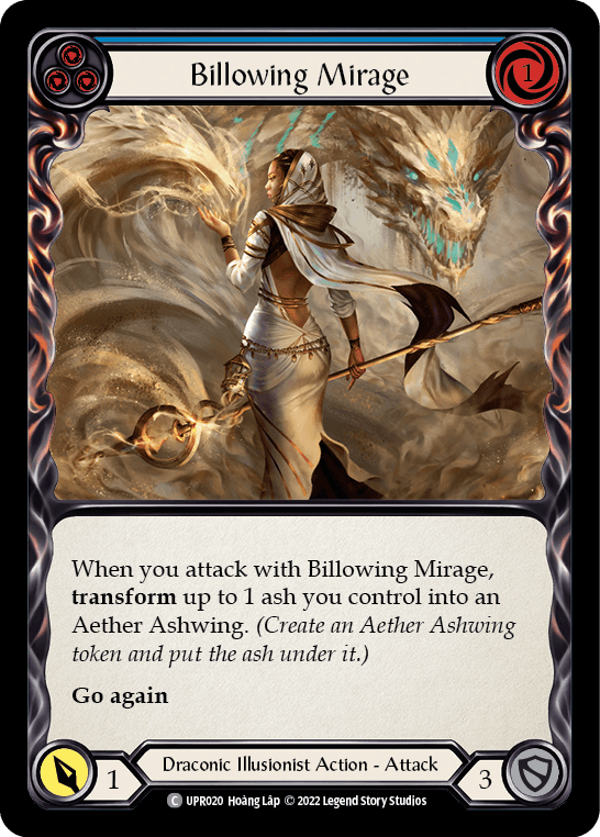 Billowing Mirage (Blue) [UPR020] (Uprising) Rainbow Foil - La Boîte Mystère ( The Mystery Box)