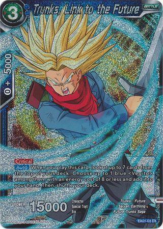 Trunks, Link to the Future (Foil) (EX01-03) [Mighty Heroes] - La Boîte Mystère ( The Mystery Box)