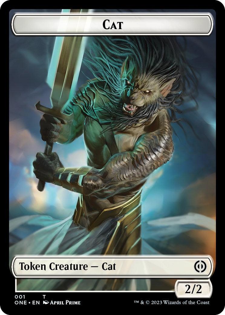 Bird // Cat Double-Sided Token [Phyrexia: All Will Be One Commander Tokens] - La Boîte Mystère ( The Mystery Box)