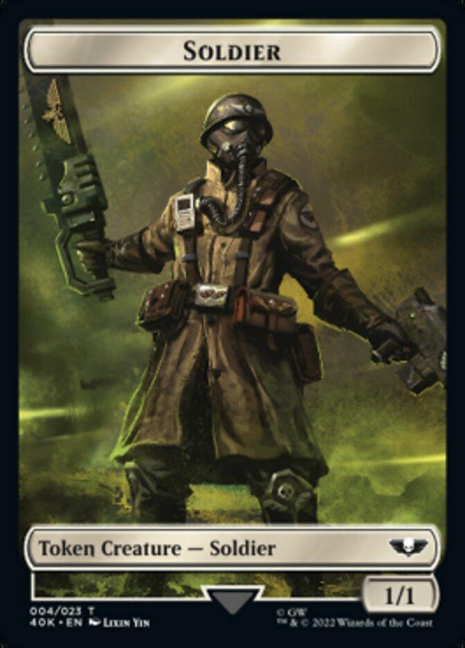 Soldier (004) // Arco-Flagellant Double-sided Token [Universes Beyond: Warhammer 40,000 Tokens] - La Boîte Mystère ( The Mystery Box)