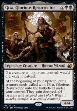 Gisa, Glorious Resurrector (Promo Pack) [Innistrad: Midnight Hunt Promos] - La Boîte Mystère ( The Mystery Box)