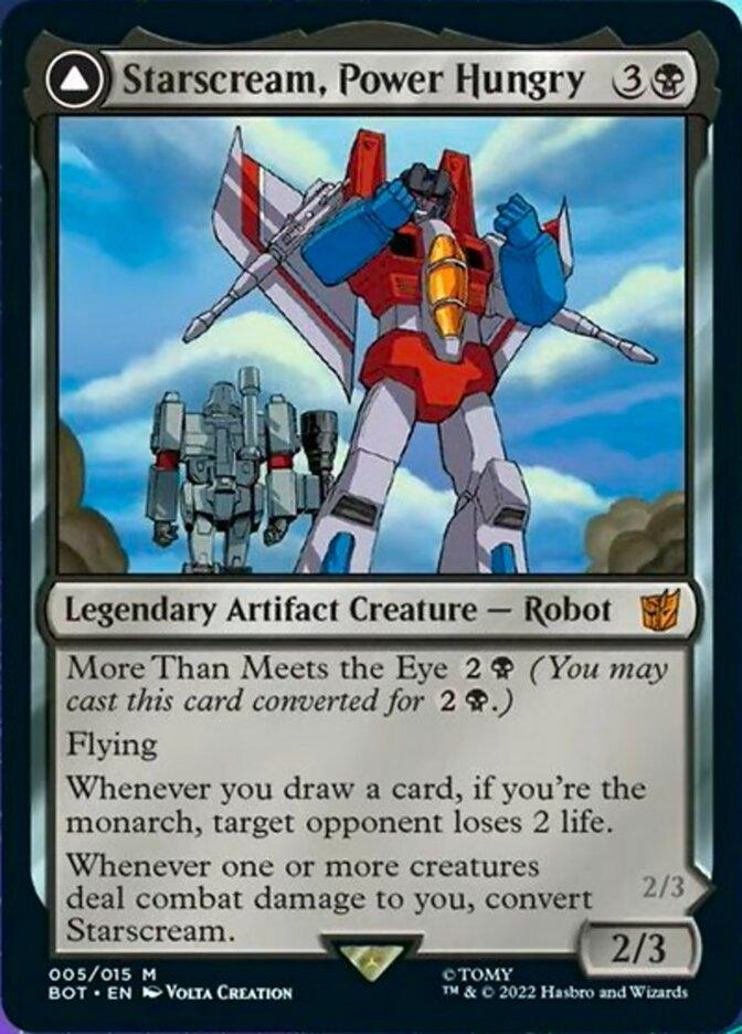 Starscream, Power Hungry // Starscream, Seeker Leader [Universes Beyond: Transformers] - La Boîte Mystère ( The Mystery Box)