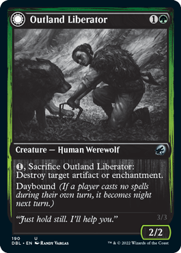 Outland Liberator // Frenzied Trapbreaker [Innistrad: Double Feature] - La Boîte Mystère ( The Mystery Box)