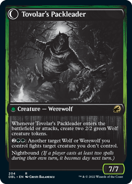 Tovolar's Huntmaster // Tovolar's Packleader [Innistrad: Double Feature] - La Boîte Mystère ( The Mystery Box)
